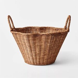 Small Scallop Woven Basket - Threshold™ designed with Studio McGee